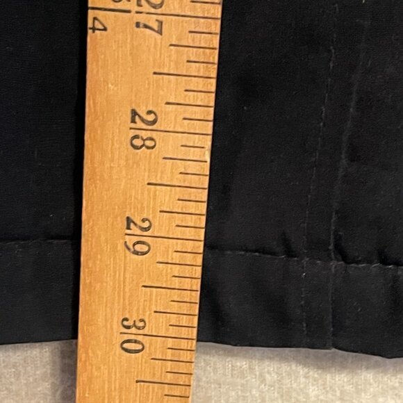 Perry Ellis Jacket Coat Men's XL Black Zippered Pockets Portfolio Poly Tech - Picture 7 of 11